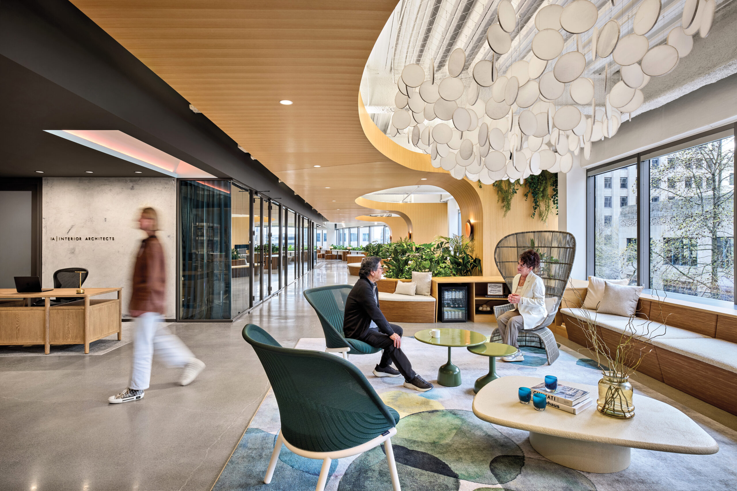 Workplace lounge and breakout interior